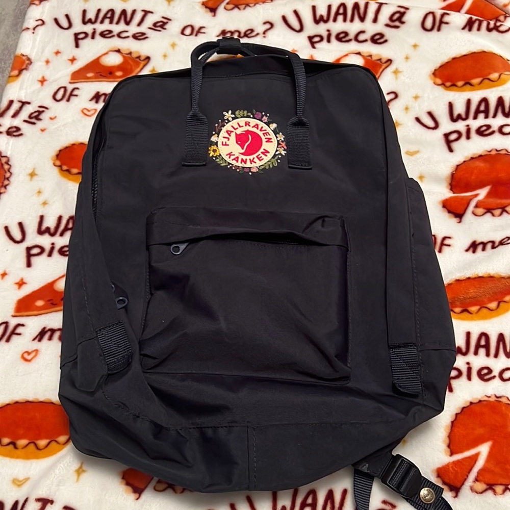 Fjall Raven custom embroidered backpack